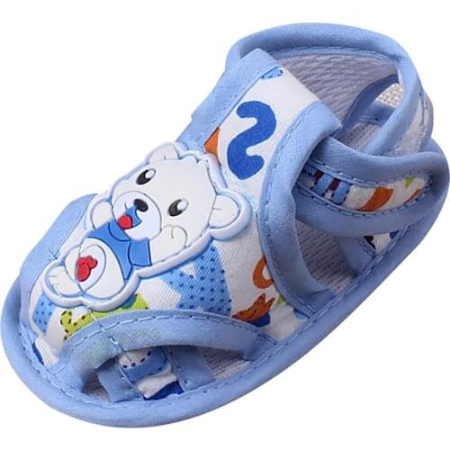 3# Childrens Sandals Baby Boy Soft Sole Cartoon Anti-slip Casual Shoes Toddler Sandals Shoes For Toddlers Baby Girl Sandals