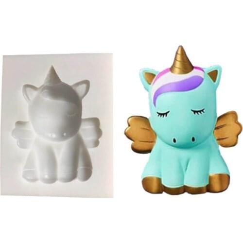 Nnicorn Silicone Molds Fondant Cakes Decorating Tools Silicone Molds Sugarcrafts Chocolate Baking Tools For Cakes Gumpaste Form