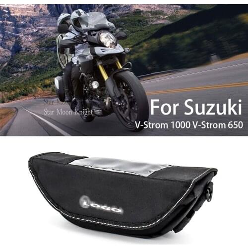 Motorcycle Handlebar Waterproof Bag Travel Bag storage bag For Suzuki V-Strom 1000 V-Strom 100 650 V strom Vstrom 1000 650