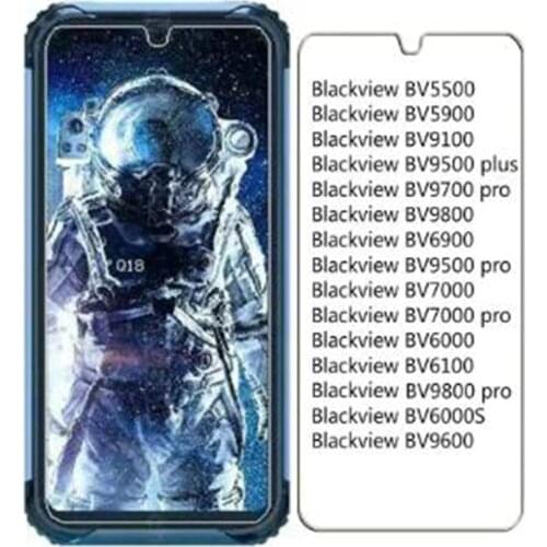 Tempered Glass For Blackview A60 A80 Plus A70 A80s BV6600 BL6000 Pro 5G BV4900 BV5100 Pro BV6300 BV5500 Screen Protector Film