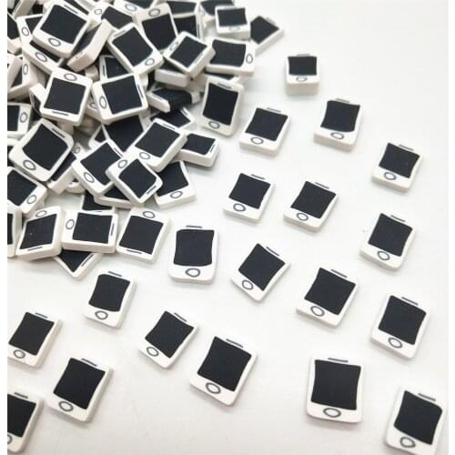20g/lot 1cm Mobile Phone Polymer Clay for DIY Crafts Plastic Klei Mud Particles Big Cellphone Clays