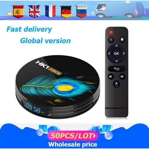 50pcs/lot Android tv box Android 11 HK1 RBOX R3 8K RK3566 Quad Core Media player Play Store Fast Android smart tv Set top box