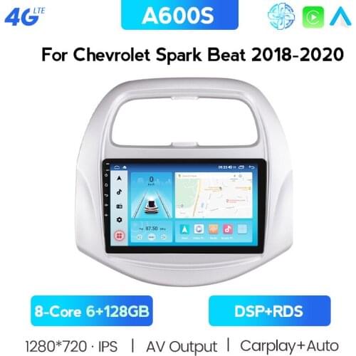 For Chevrolet SPARK Beat 2019 2020 Android Car Radio Multimedia Video Player Navigation GPS Support Russian English Languages AM