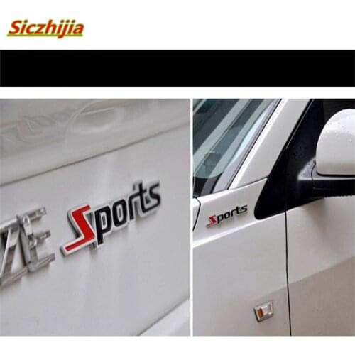 Car tag sport 3D chrome metal car badge sticker for Porsche Cayenne Macan Macan S Panamera Cayman Carrera Porsche911