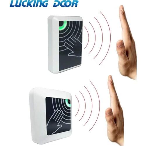 No Touch Infrared Lock Exit Button IR Door Release Switch Surface Install Contactless Door Lock Release Switch Touchless
