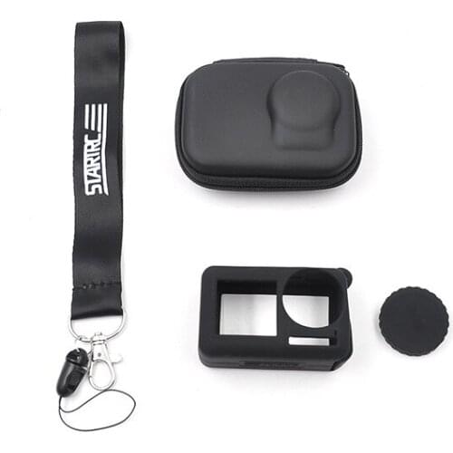 OSMO Action carrying bag with lens cap camera protective case cover straps storage bag For DJI OSMO Action Camera Accessories