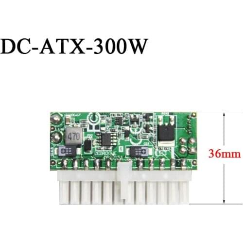 DC / 6pin input 12V high power pico DC-ATX 300W ATX 24Pin mini ITX PSU pico for PC computer network server /NAS