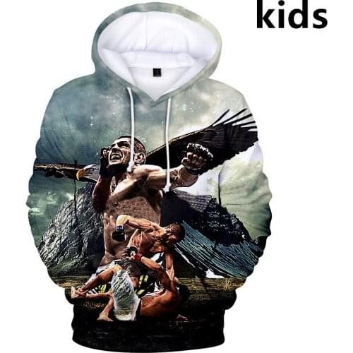 2 To 14 Years Kids Hoodie Russia Hero Supernova Khabib Nurmagomedov Sweatshirt Boys Girls Harajuku Jacket Coat Children Clothes