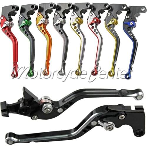 Mixed Colors CNC Long Brake Clutch Levers For Suzuki GSXR1000 GSXR 1000 K7 2007-2008 07 08