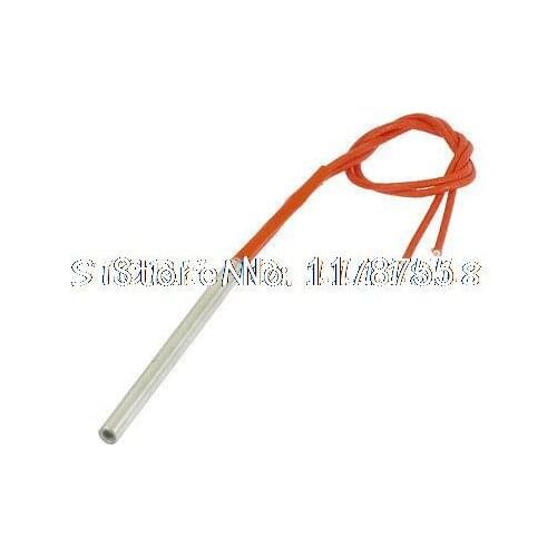 Mold Heating Element Cartridge Heater 11" Wire 220V 100W 6mm x 80mm