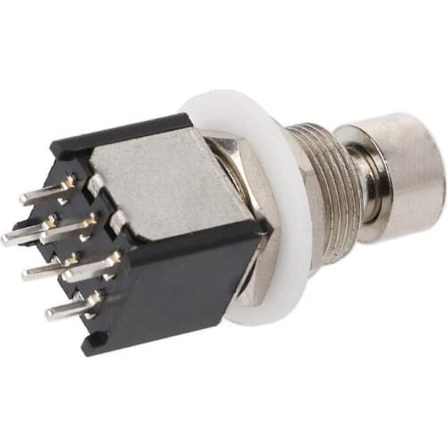 DPDT Momentary On(On) Foot Switch Guitar Effects Pedal Metal Stomp Box