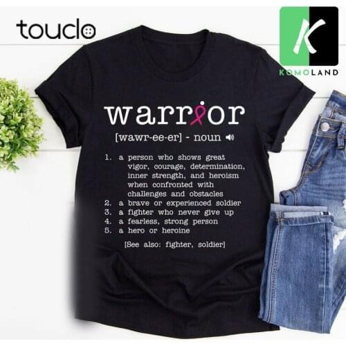 Warrior Breast Cancer Awareness T-shirt
