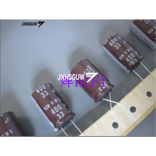 20PCS NIPPON KMG 400V33UF 16X25MM NCC long life electrolytic capacitor 33UF/400V CHEMI-CON 105 degrees 33uF 400V