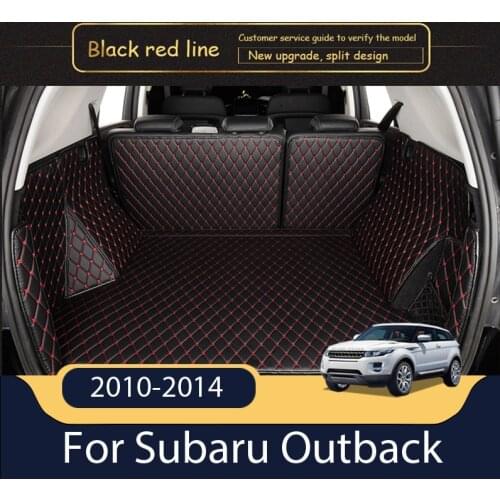 Rear Cargo Liner Boot Trunk Floor Mat Tray Carpet Mats Mud Kick Car Trunk Mat For Subaru Outback 2010 2011 2012 2013 2014