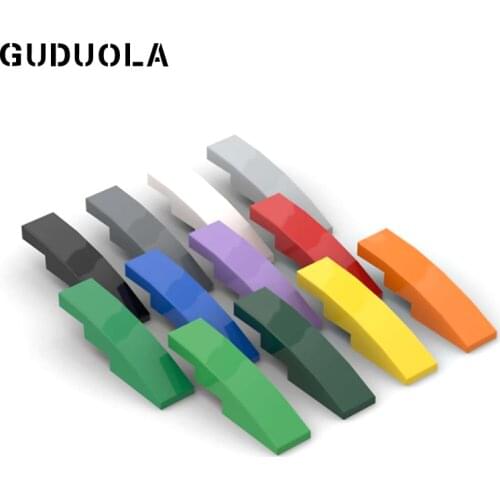 Guduola Slope 1x4 Curved 61678 Special Bricks Building Block Parts Brick with Bow 1 x 4 MOC Build parts Toys 50pcs/lot