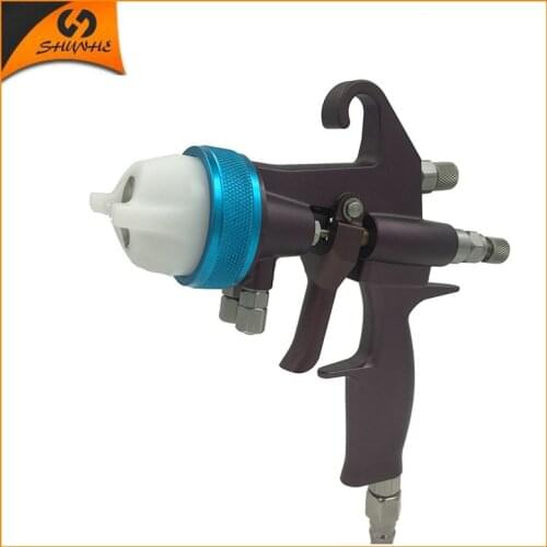 Nano Chrome Double Nozzle Mini Spray Gun Chocolate Chrome Plating Painting Gun SAT1202