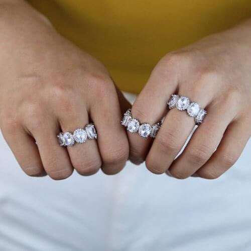 New arrived Bridal Ring Simple Minimalist Wedding Engagement Rings With Solitaire Oval CZ Stone Prong Setting Engagement Rings