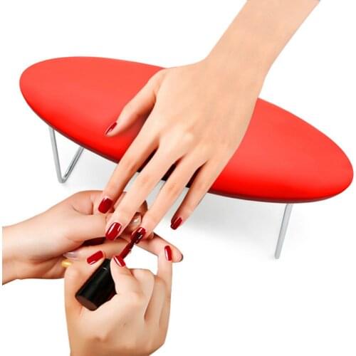 Nail Art Hand Pillow Wrist Support Hand Holder Pad Manicure Tool Soft Microfiber Leather Arm Rest Cushion Use With Nail Art Lamp