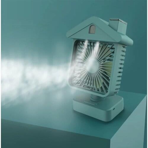 Portable Water Cooler Air Conditioning Fan USB Household Desktop Spray Humidification Fan Office Cooling Fan