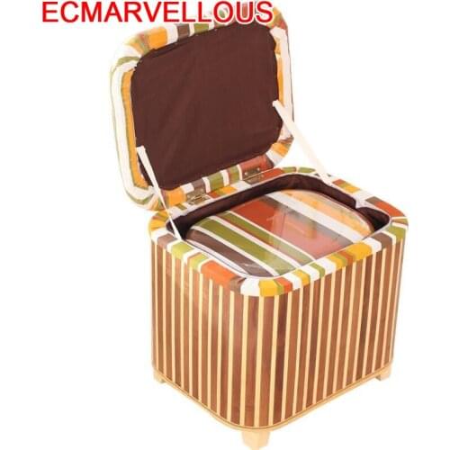 Puf Asiento De Rangement Madeira Sgabello Werkbank Escalera Toilet Plegable Taburete Poef Kids Furniture Pouf Storage Stool