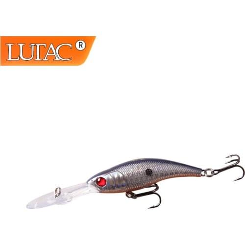Lutac Minnow Fishing Lure Wobblers Floating Pesca 70mm 10g Artificial Tackle Swimbait
