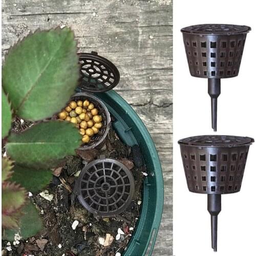 Small/Large Fertilizer Mesh Basket Planting Bonsai Tool Fertilizer Cover Basket Automatic Fertilization Agriculture Tools