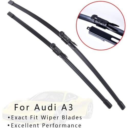 XYWPER Wiper Blades for Audi A3 8L / 8P / 8V 1996 1997 1998 1999 2000 2001-2017 Car Accessories Soft Rubber Windshield Wiper