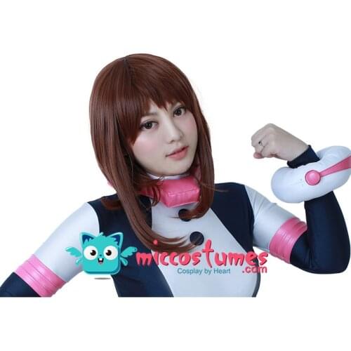 Synthetic Wig My Hero Academia Ochako Uraraka Cosplay Wig