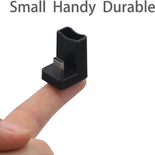 Angled OTG Adapter USB C Male to USB C Female USB 3.1 Type C to USB C Connector Unique Parts Portable Car Ornaments