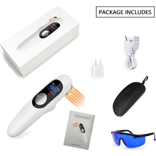 808nm Infrared Laser Pain Relief Device Wound Healing Low Level 650nm Soft Cold Laser Therapy Physiotherapy Machine