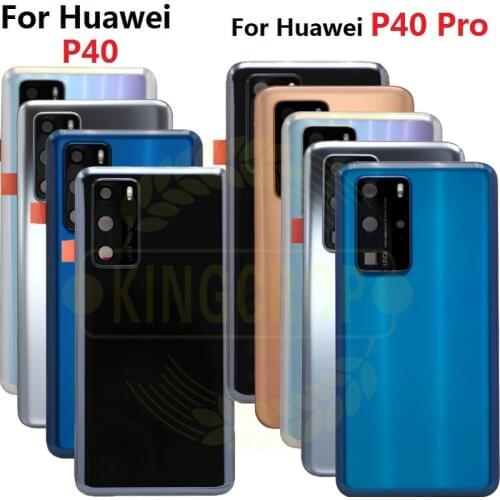 For huawei P40 Pro Battery Back Cover For Huawei P40 Rear Case Door for huawei P40Pro back Housing Phone Lid + Camera fram