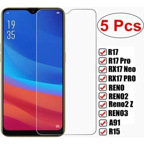 Protective Glass Screen Protector for OPPO A3S AX5 A5 A5S A7X A9 A11 A32 A52 A72 Tempered Glass Transparent Flim