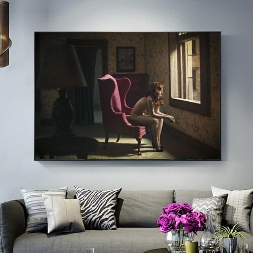 Woman Window By Edwardor Hopper Art Canvas Poster Painting Wall Picture Print Modern Home Bedroom Decoration Accessories Artwork