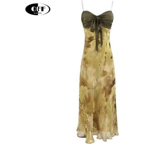 Korean chic beach holiday maxi summer dresses light bow sexy Aesthetic elegant zevity Backless dress vestidos mujer femme robe