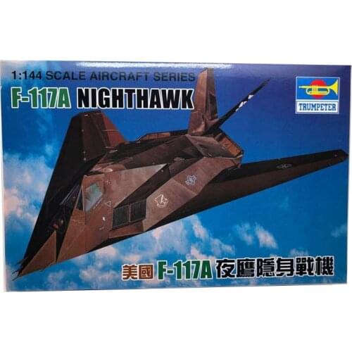 1: 144 USA F-117A NIGHTHAWK Fighter Military Assembled Aircraft Model
