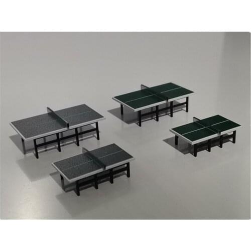 1:64/ 1:87 Scale DIY Resin Model Miniature Table Tennis Table Model Toy