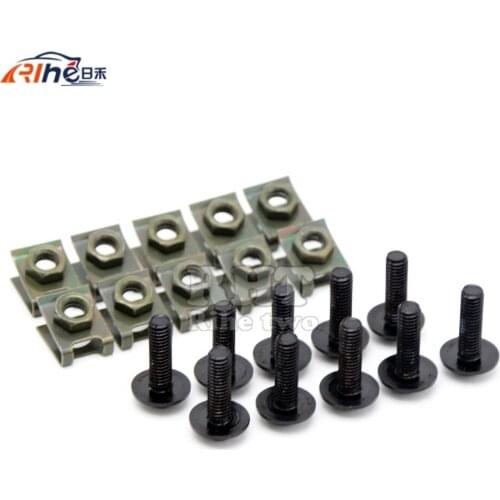 10 pieces 6mm motorcycle fairing body screws For Hyosung GT650R GT 650R 2006 2007 2008 2009 kawasaki z750 z800 z1000