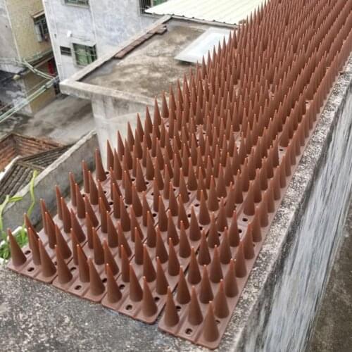 10PCS/Set Bird Spikes Keep Catbird Away Fence Spike Waterproof Anti-climb Anti-theft Protective Nail Can Be Cut Fence Defender