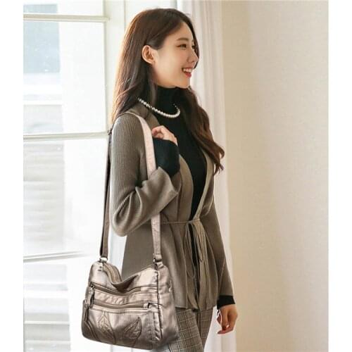 2021 Women Shoulder Bag Leather Luxury Handbags Womens Bags Designer Shoulder Crossbody Bag Female Fashion Female For Ladies