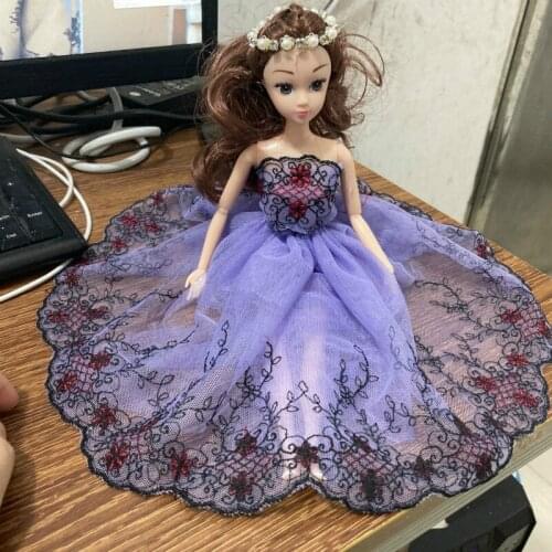 3 yards Lace Fabric Purple Plum Blossom Flower Mesh Flowers Tulle Mesh Lace Wide Clothes Accessories For Garments And Wedding