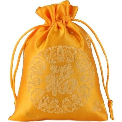 500pcs/lot Custom Luxury Satin Drawstring Bag with Logo Printing for Eyelash Jewelry Gifts Hair Collection Packaging Dust Pouch