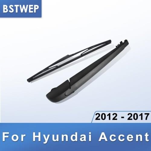 BSTWEP Rear Wiper & Arm for Hyundai Accent 2012 2013 2014 2015 2016 2017