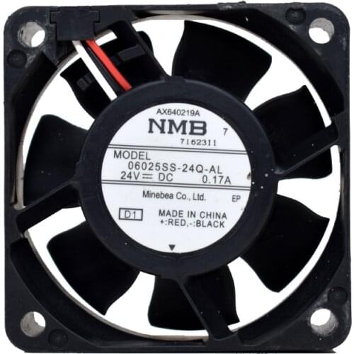 For NMB 06025ss-24q-al 24V 0.17a 6025 60*60*25mm cooling fan