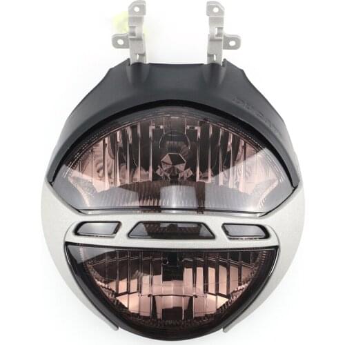 Motorcycle Headlight Headlamp Assembly & Bracket For Ducati Monster 696 659 795 796 1000 1100/S Smoke