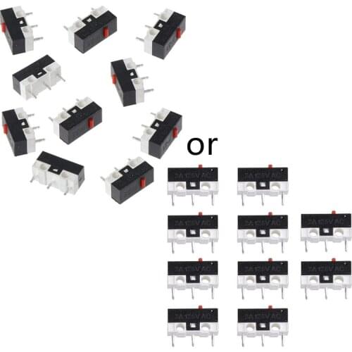 Button Switch 3Pin Mouse Switch Microswitch For RAZER Logitech G700 Mouse 10Pcs-25