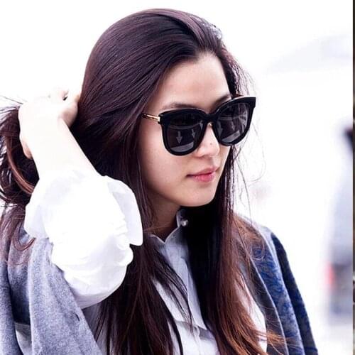 Korea square Acetate Polarized UV400 men women Sunglasses Gentle Absente sunglasses women men With brand Case