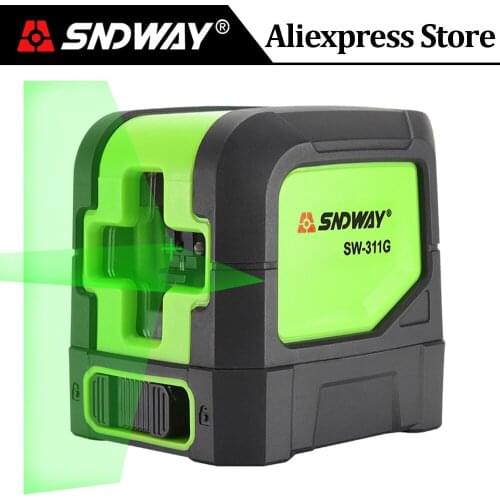 Laser Level 2 lines 360 Degree Rotary Cross Green Beam Automatic Self Leveling Vertical & Horizontal Lasers measuring tools