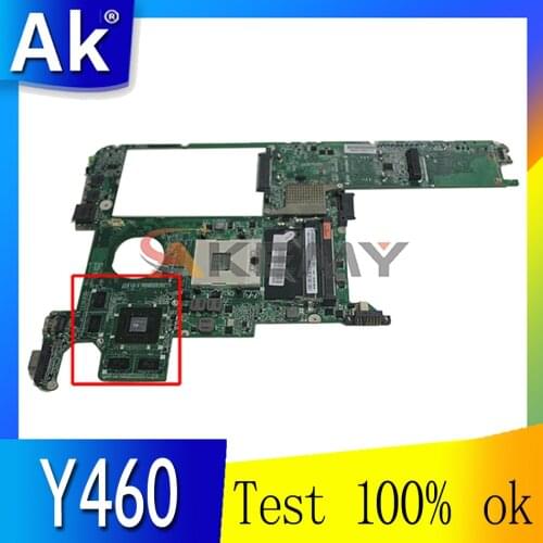 Laptop Motherboard For LENOVO Ideapad Y460 DAKL2BMB8F0 11012868 HM55 216-0772000 DDR3 Mainboard