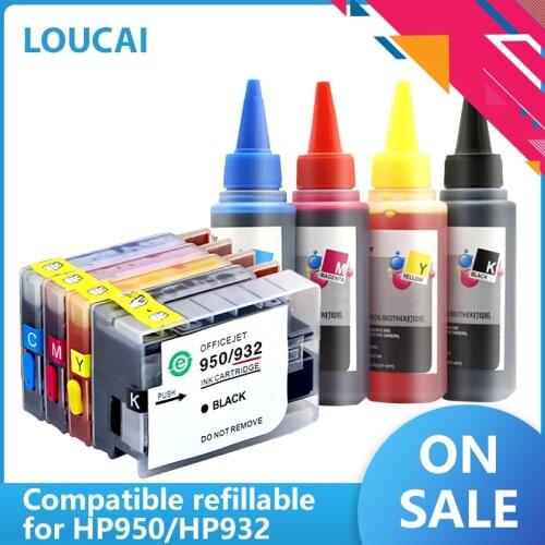 Refillable Ink cartridge Compatible for HP950 951xl for HP Officejet Pro 8100 8600 8610 8620 8630 8660 8615 8625 251dw HP950 951