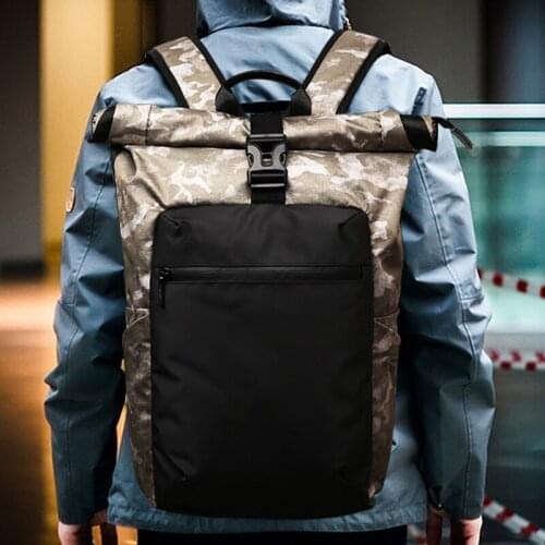 Fashion Anti-Theft Waterproof Camouflage Printing Men Backpacks Laptop Buckle Women Back Pack Travel Bagpack School Bag for Boys